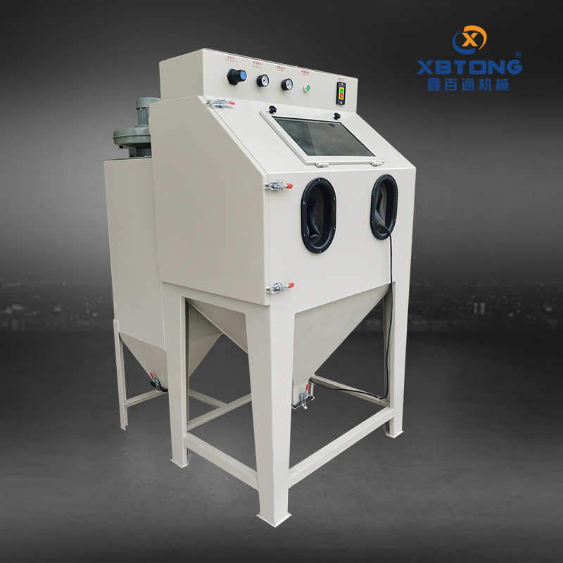 鑫百通XBT9080B箱式小型手動噴砂機除塵設備