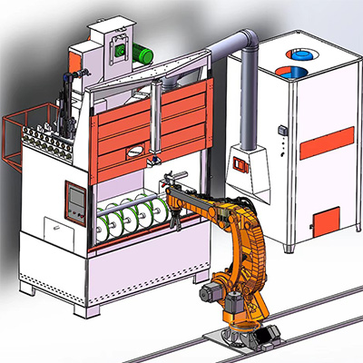 鑫百通XBT1700-8+1NP自動化數控噴丸機