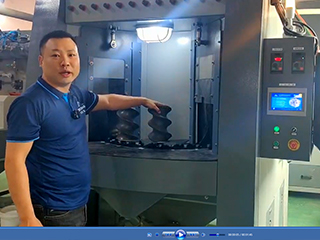 鑫百通螺桿轉(zhuǎn)盤式自動(dòng)噴砂機(jī)使用視頻