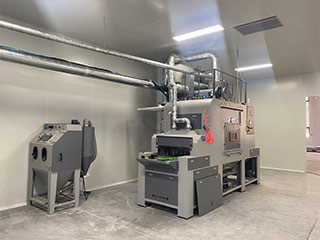 鋁材噴砂機老是死機什么原因？